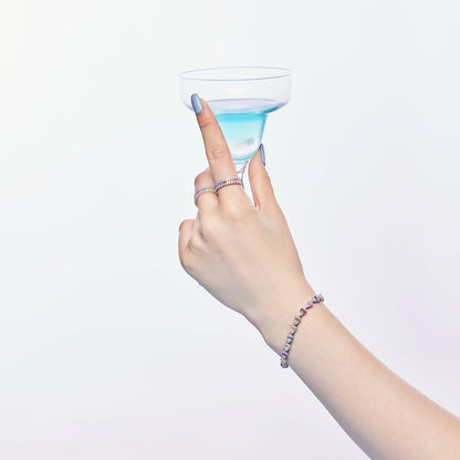 [Perla Lux]Radiant Water Drop Shape Daily Bracelet