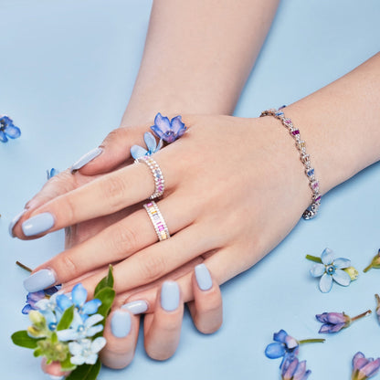 [Perla Lux]Radiant Water Drop Shape Daily Bracelet