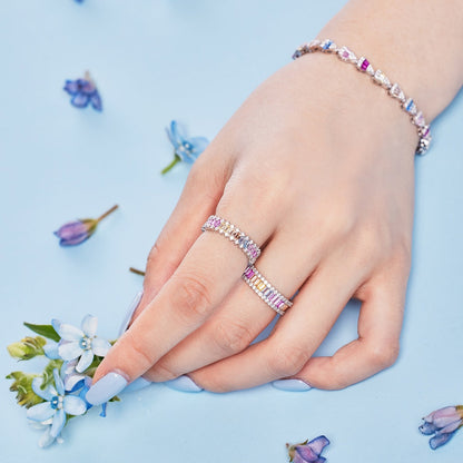 [Perla Lux]Radiant Water Drop Shape Daily Bracelet