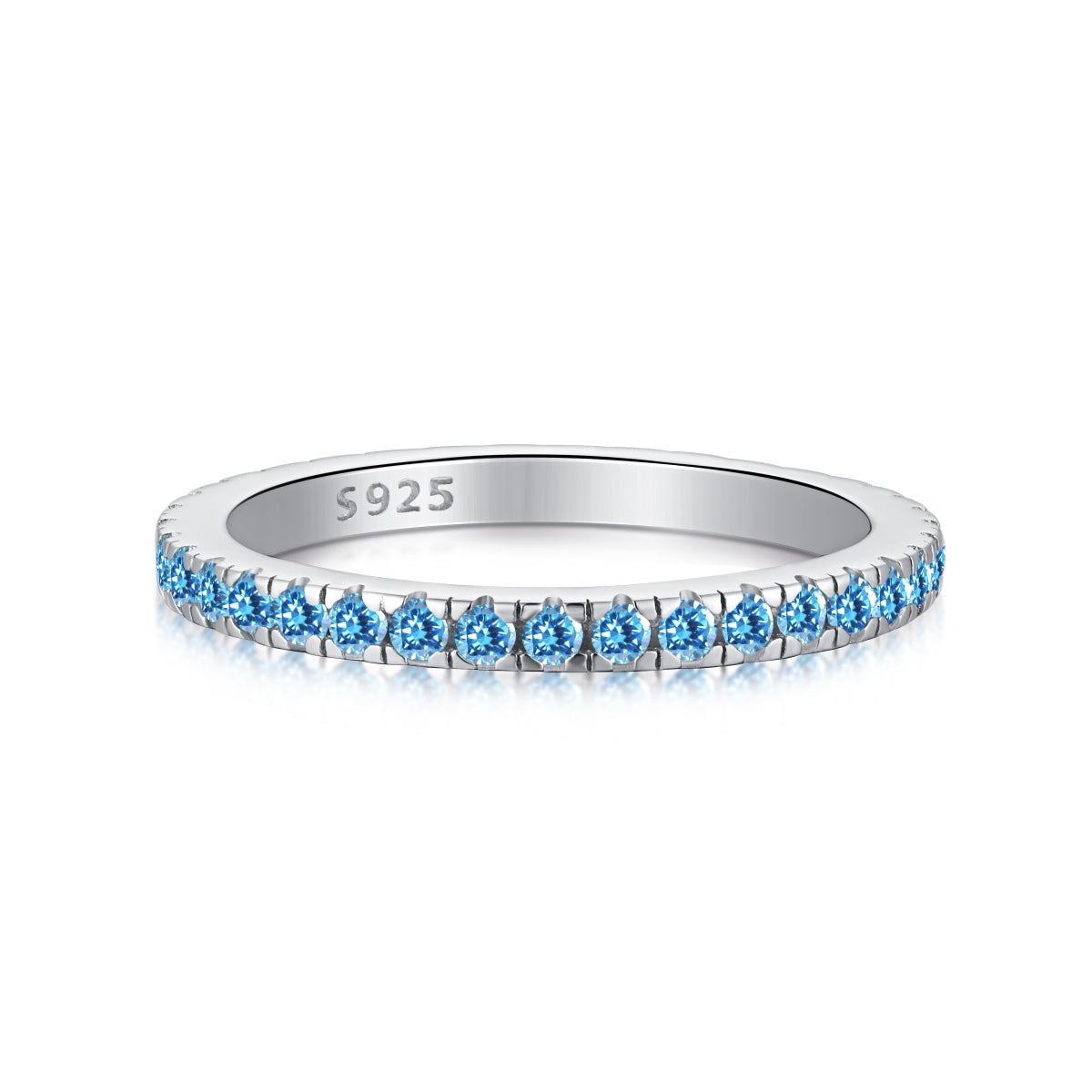 [Perla Lux]Delicate Sparkling Round Cut Daily Ring