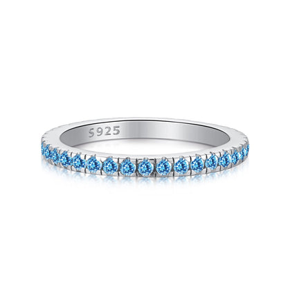[Perla Lux]Delicate Sparkling Round Cut Daily Ring
