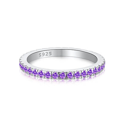 [Perla Lux]Delicate Sparkling Round Cut Daily Ring