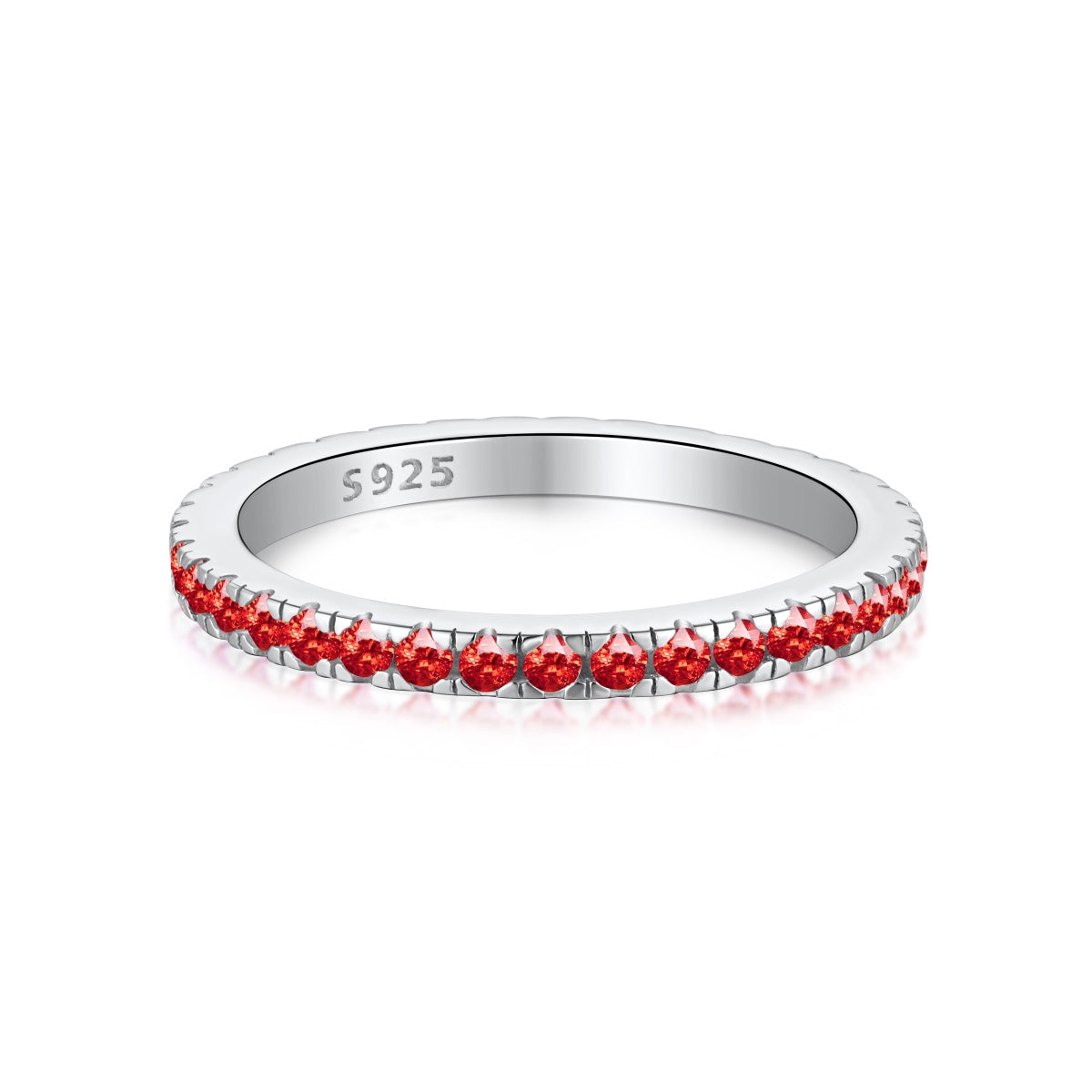 [Perla Lux]Delicate Sparkling Round Cut Daily Ring