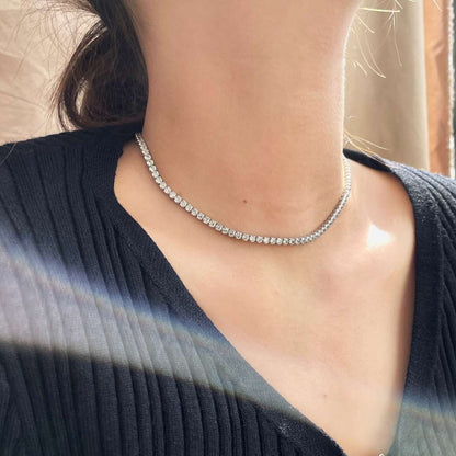 [Perla Lux]Elegant Tennis Chain Necklace