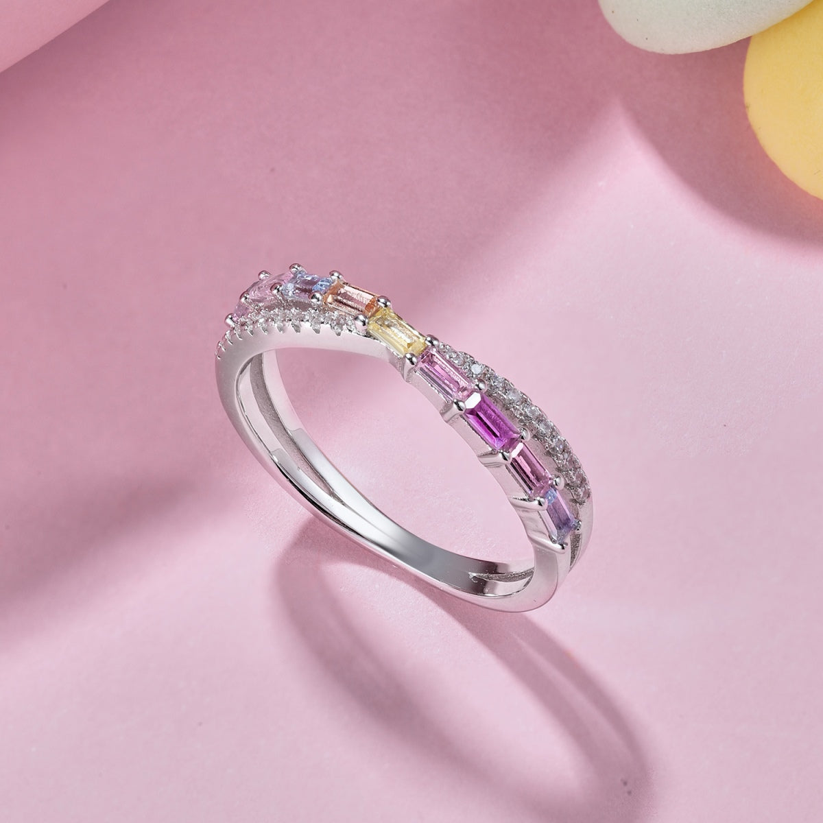 [Perla Lux]Energetic Elegant Radiant Cut Party Ring