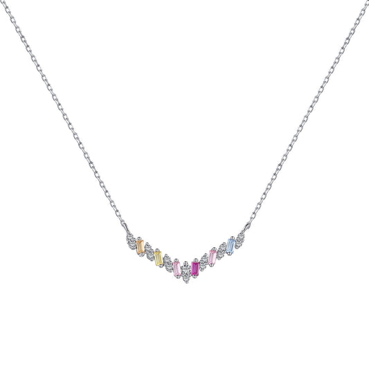 [Perla Lux]Dazzling Rainbow Necklace