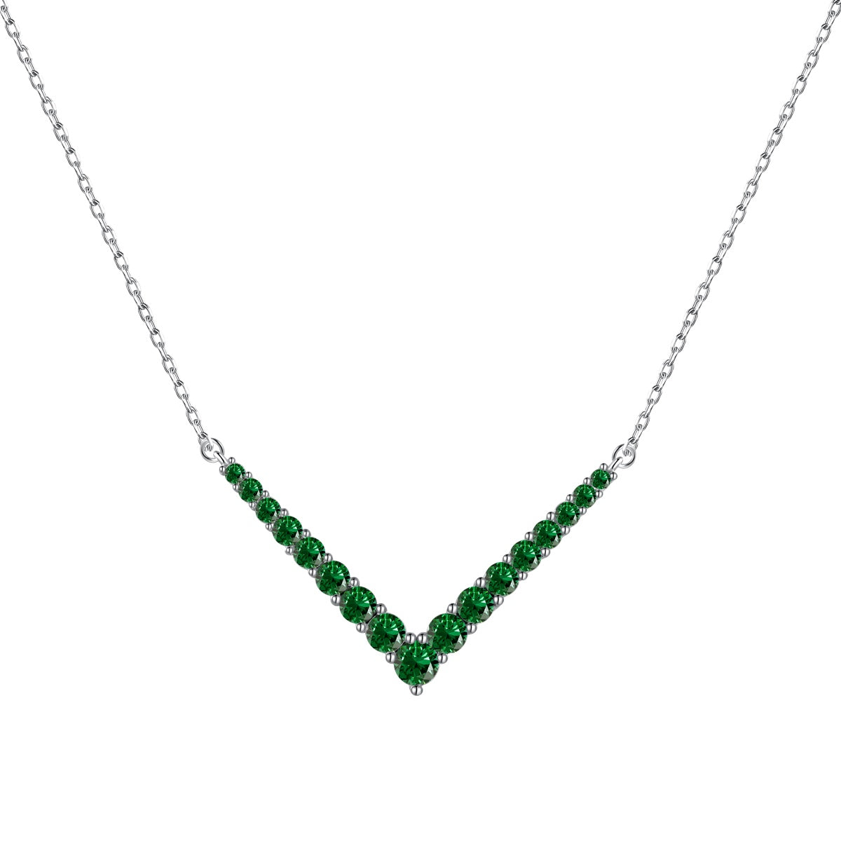 [Perla Lux]Ornate Round Cut Necklace