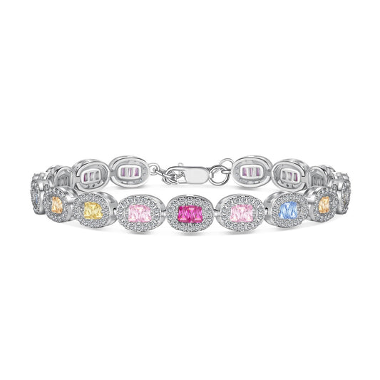 [Perla Lux]Exquisite Ornate Emerald Cut Daily Bracelet