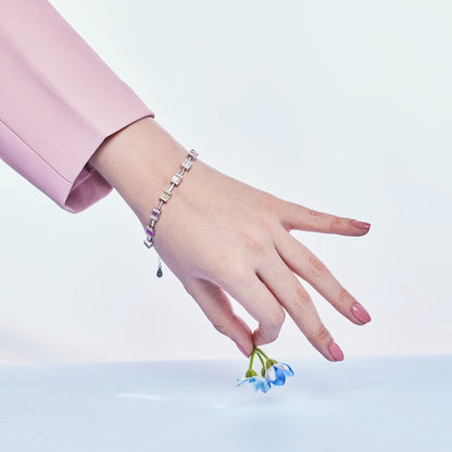 [Perla Lux]Dainty Charming Emerald Cut Daily Bracelet