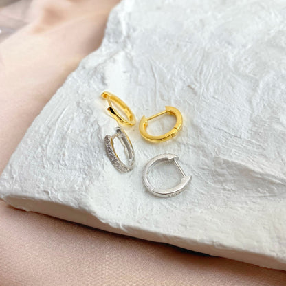 [Perla Lux]Circle Versatile Earrings