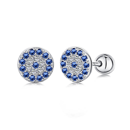 [Perla Lux]Devil's Eye Ear Bone Nail Earrings