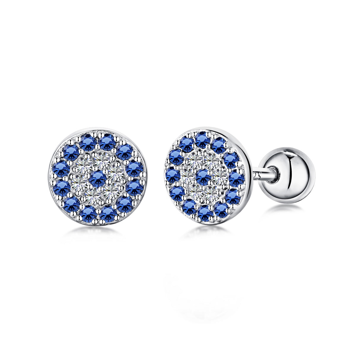 [Perla Lux]Devil's Eye Ear Bone Nail Earrings