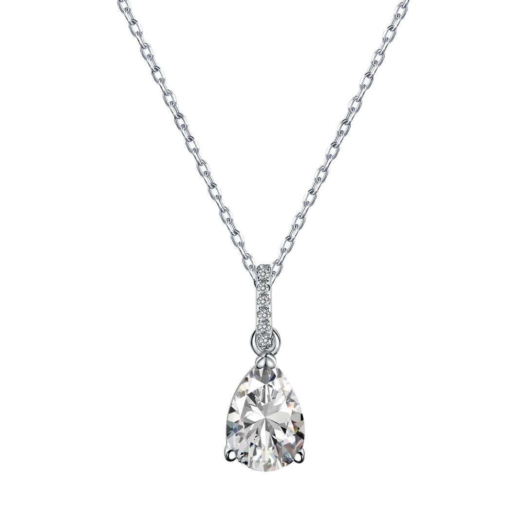 [Perla Lux]Delicate Water Drop Shape Fashion Necklace