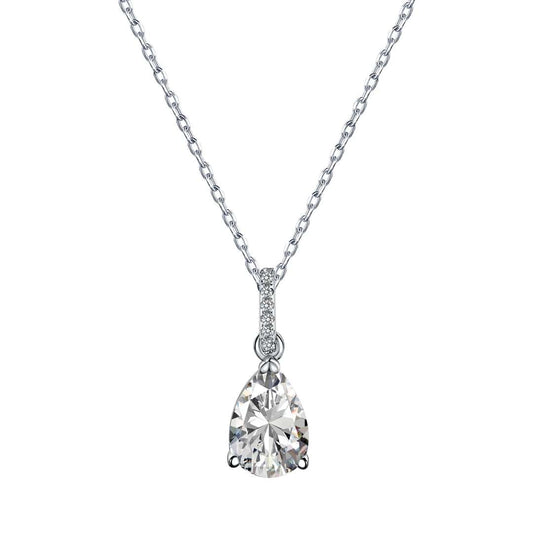 [Perla Lux]Delicate Water Drop Shape Fashion Necklace
