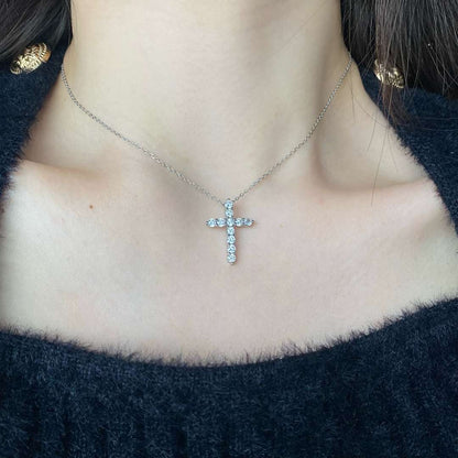 [Perla Lux]Unique Cross Shape Necklace