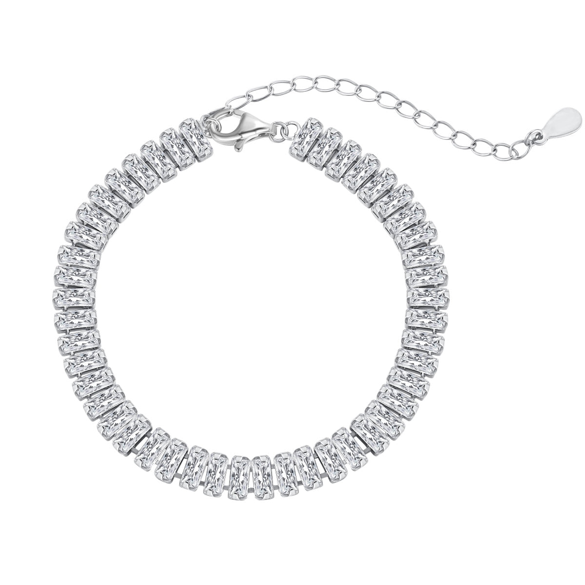 [Perla Lux]Exquisite Emerald Cut Daily Bracelet