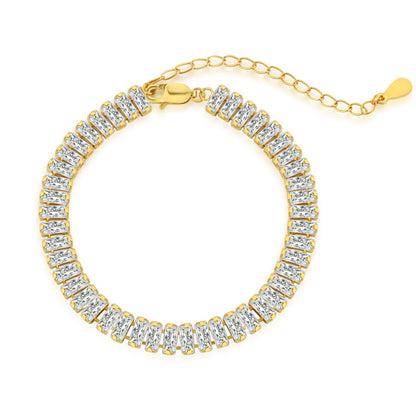 [Perla Lux]Exquisite Emerald Cut Daily Bracelet