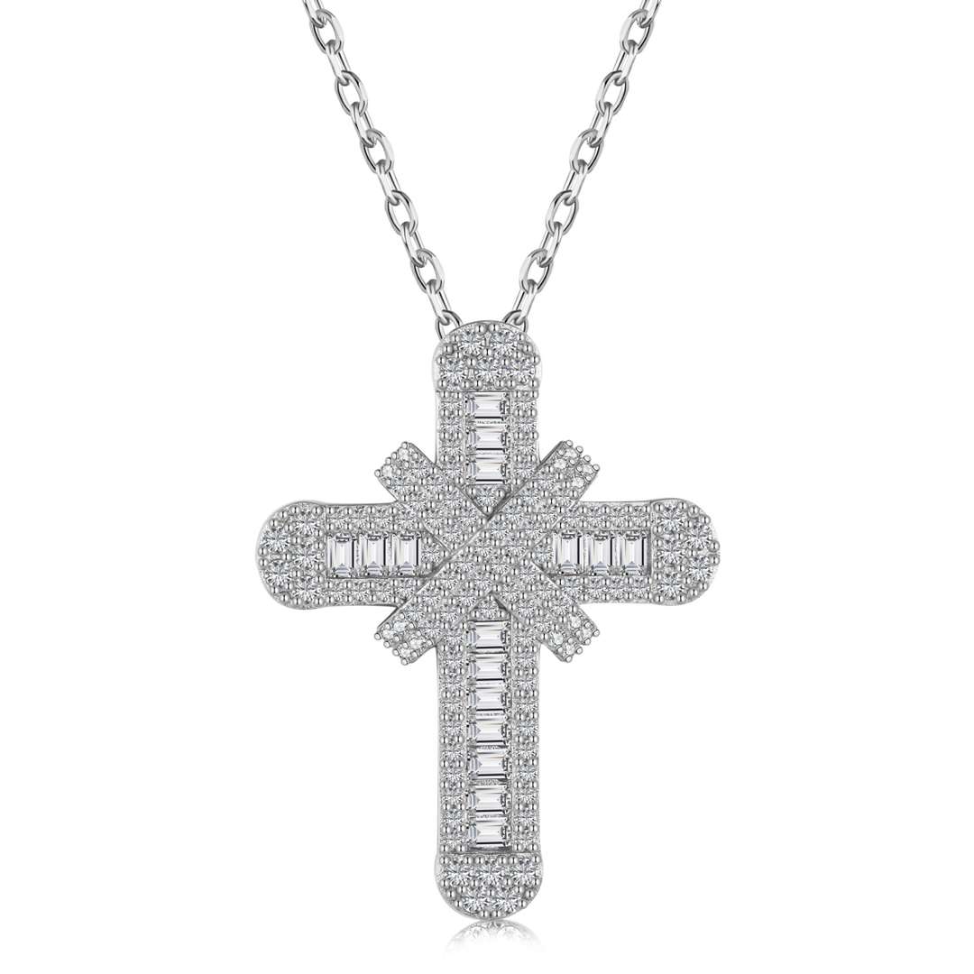 [Perla Lux]Gypsophila With Dimonds Necklace