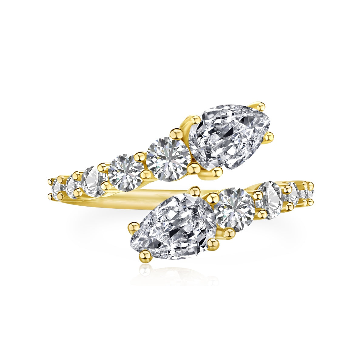 [Perla Lux]Delicate Lively Snake Shape Daily Ring