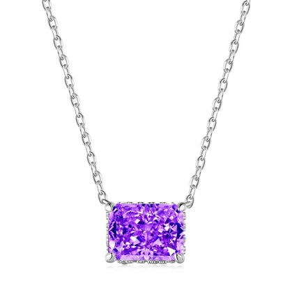 [Perla Lux]Luxurious Square Shape Colorful Necalack