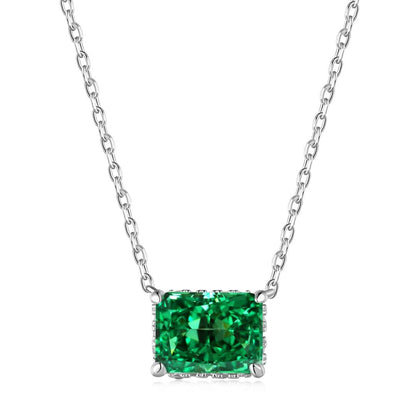 [Perla Lux]Luxurious Square Shape Colorful Necalack