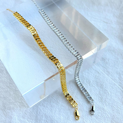 [Perla Lux]Exquisite Emerald Cut Daily Bracelet