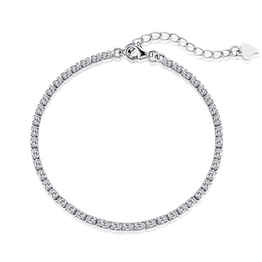 [Perla Lux]Elegant Emerald Cut Daily Bracelet