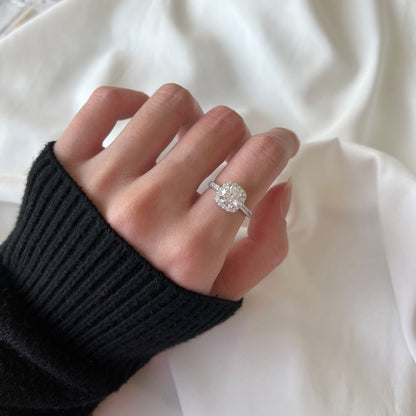 [Perla Lux]Dazzling Resplendent Round Cut Wedding Ring
