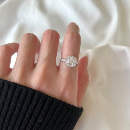 [Perla Lux]Dazzling Resplendent Round Cut Wedding Ring