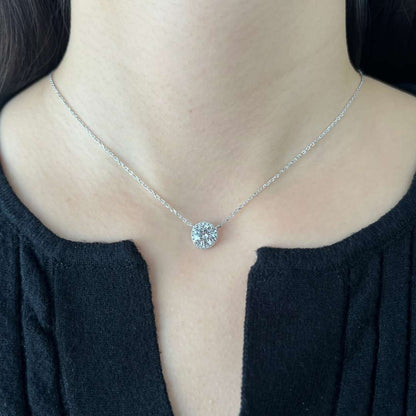 [Perla Lux]Luxurious Round Cut Necklace