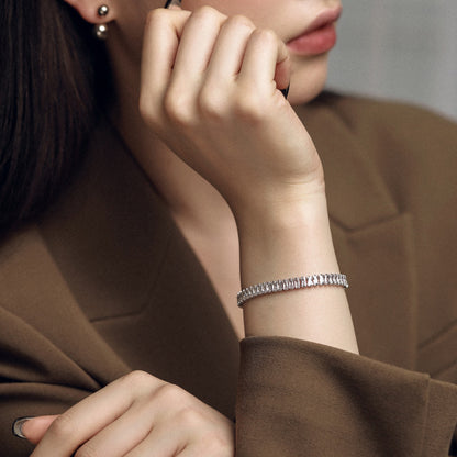 [Perla Lux]Exquisite Emerald Cut Daily Bracelet