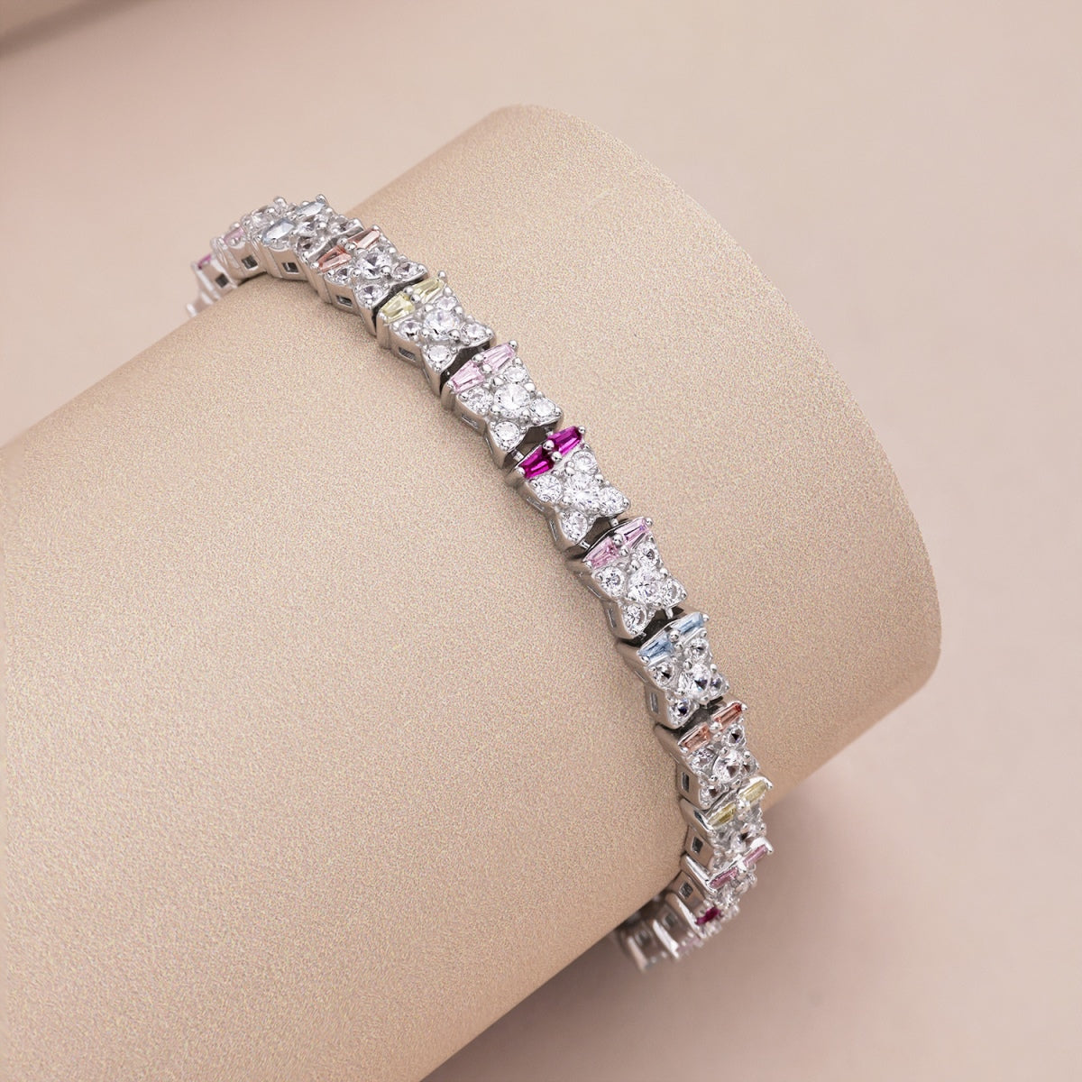 [Perla Lux]Unique Colorful Flower Shape Daily Bracelet