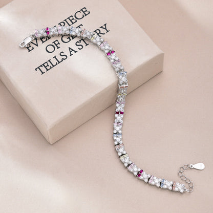 [Perla Lux]Unique Colorful Flower Shape Daily Bracelet
