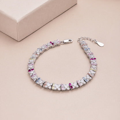 [Perla Lux]Unique Colorful Flower Shape Daily Bracelet