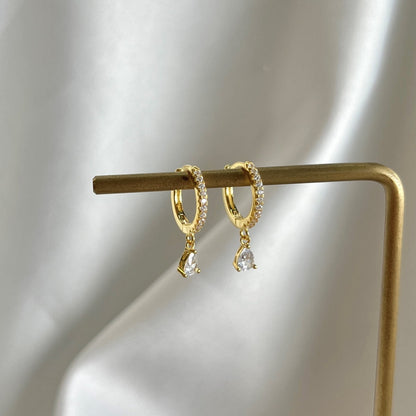 [Perla Lux]Luxurious Geometric Drop Earrings
