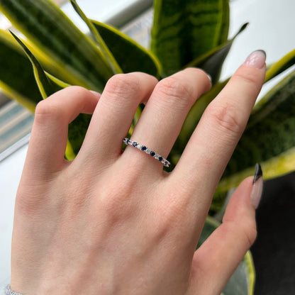 [Perla Lux]Exquisite Colorful Round Cut Tennis Ring