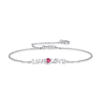 [Perla Lux]Romantic Heart Shape Lover Bracelet