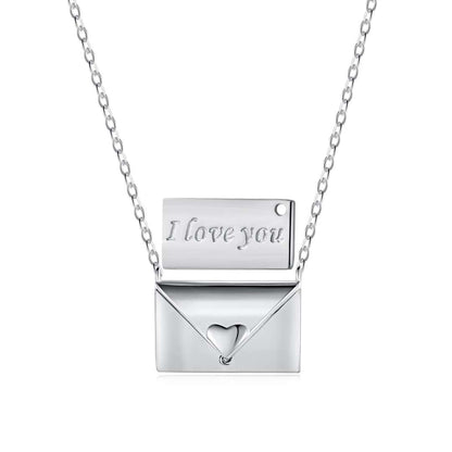 [Perla Lux]Envelope Heart Shape Mother's Day Necklace
