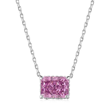 [Perla Lux]Luxurious Square Shape Colorful Necalack