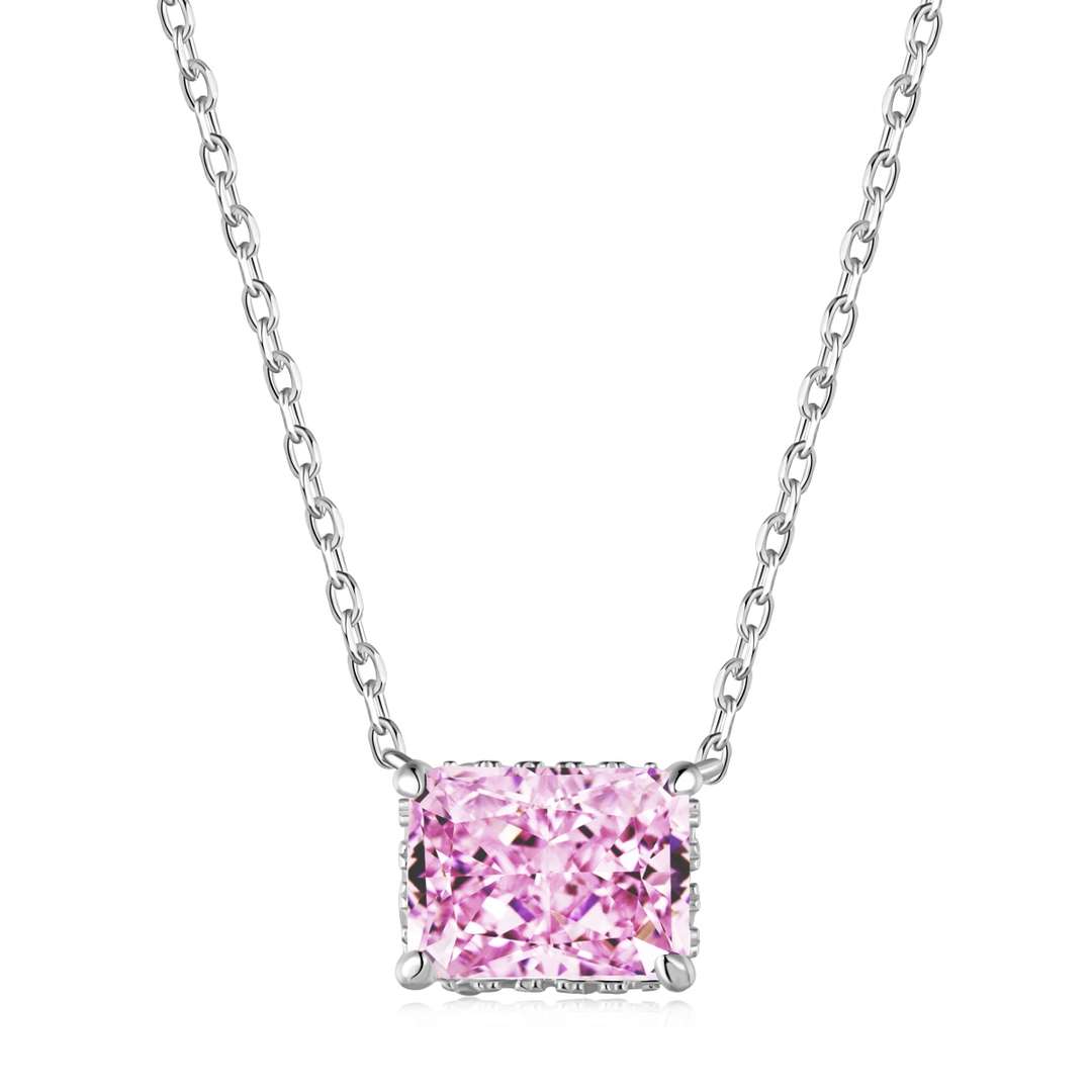 [Perla Lux]Luxurious Square Shape Colorful Necalack