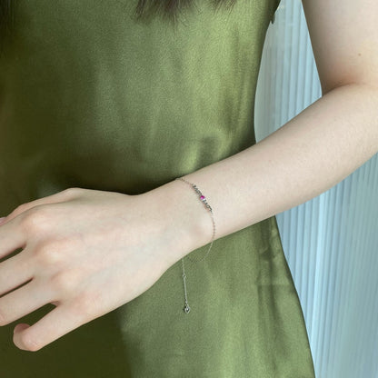[Perla Lux]Romantic Heart Shape Lover Bracelet