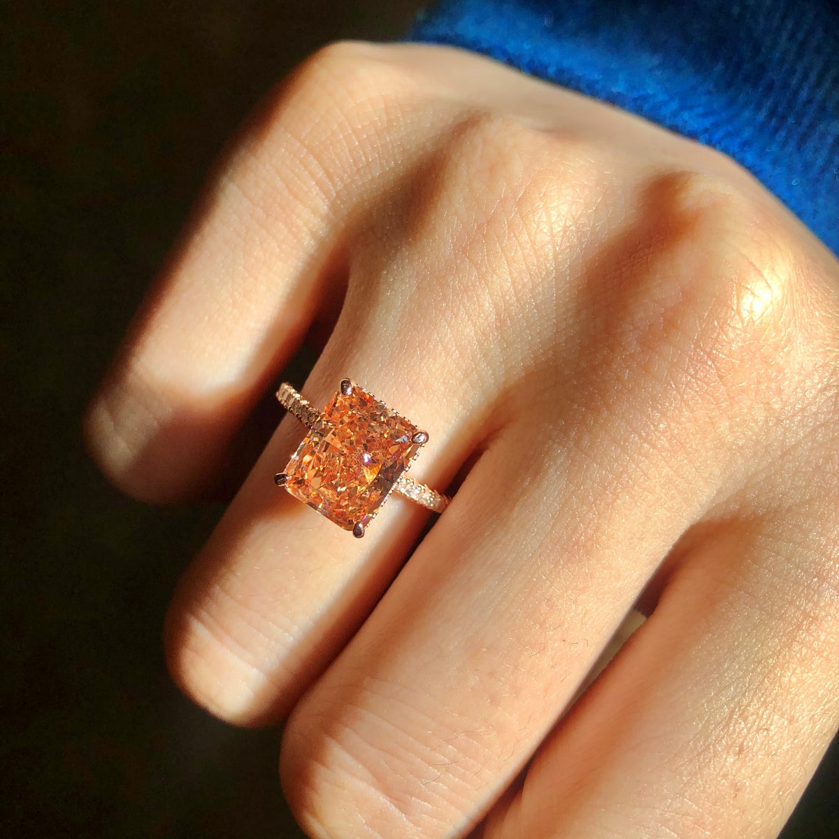 [Perla Lux]4.0 Carat Luxurious Engagement Ring