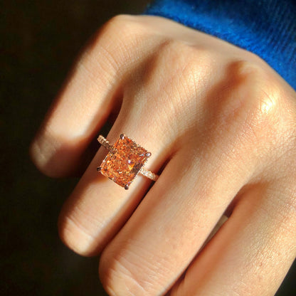 [Perla Lux]4.0 Carat Luxurious Engagement Ring