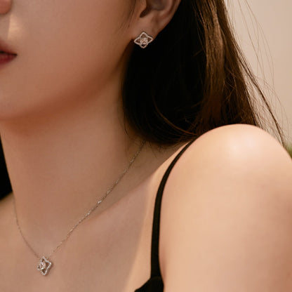 [Perla Lux]Elegant Star Shape Princess Cut Daily Earrings