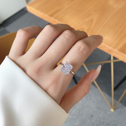 [Perla Lux]4.0 Carat Ornate Enchanting Radiand Cut Banquet Ring