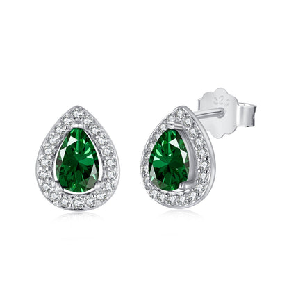 [Perla Lux]Luxurious Water Drop Shape Earrings