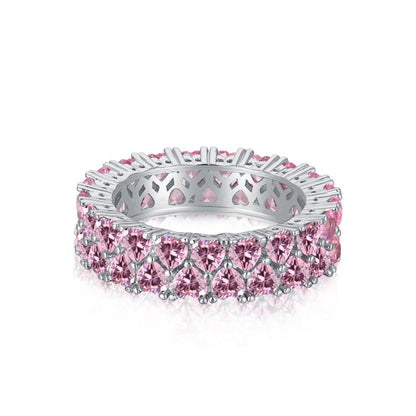 [Perla Lux]Sparkling Full Heart Ring