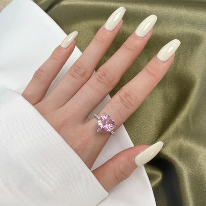 [Perla Lux]6.0 Carat Luxurious Sparkling Romantic Heart Cut Lover Ring
