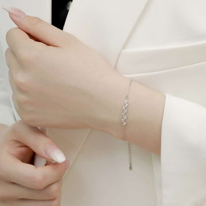 [Perla Lux]Elegant Wheat Leaves Shape Bracelet