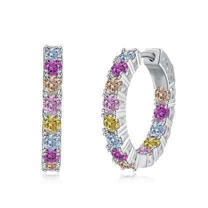 [Perla Lux]Unique Round Cut Daily Earrings